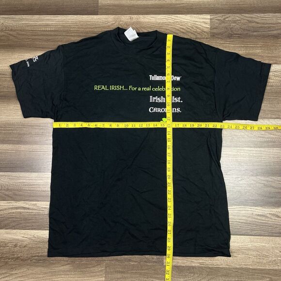 VTG Irish Mist Carolans Tullamore Dew Irish Whiskey Promo Shirt St Paddys Sz XL - Picture 3 of 9